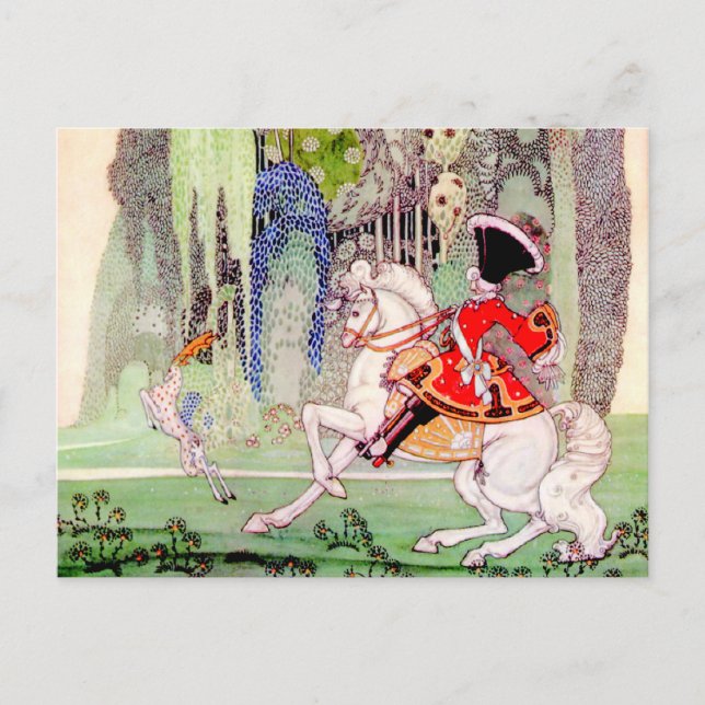 Kay Nielsen's Fairy Tale Prince Charming Postcard (Front)