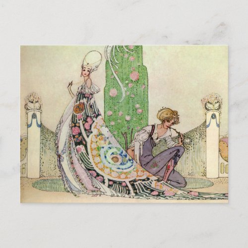 Kay Nielsens The Princess and the Gardener Postcard
