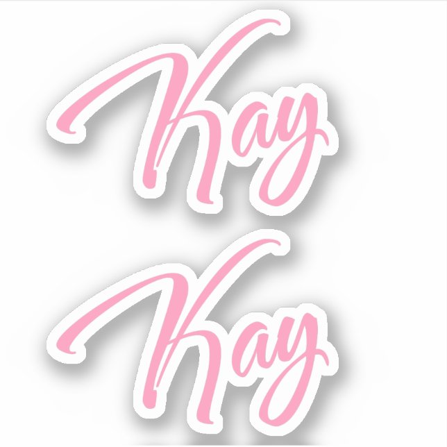 Kay x2 sticker (Front)