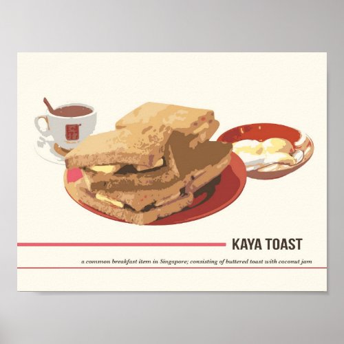 Kaya Toast Poster