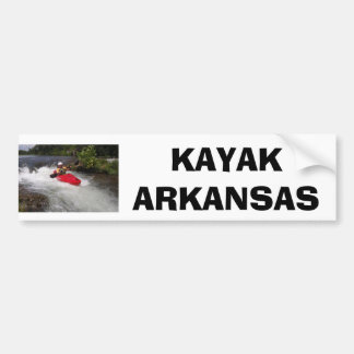 Kayak Arkansas Bumper Sticker