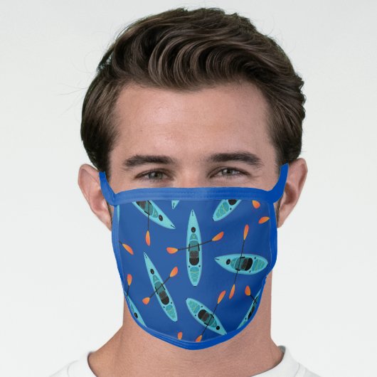 Kayak Boat Summer Sports Rowing Face Mask (Worn Him)