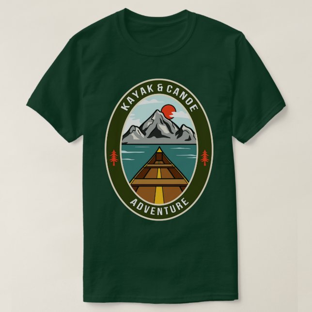 Kayak & Canoe Adventure  T-Shirt (Design Front)