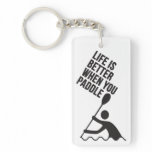 Kayak canoe paddle design keychain Kayak canoe paddle design keychain