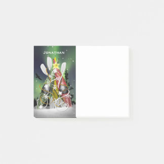 Kayak Christmas Tree Aurora Borealis Post-it Notes