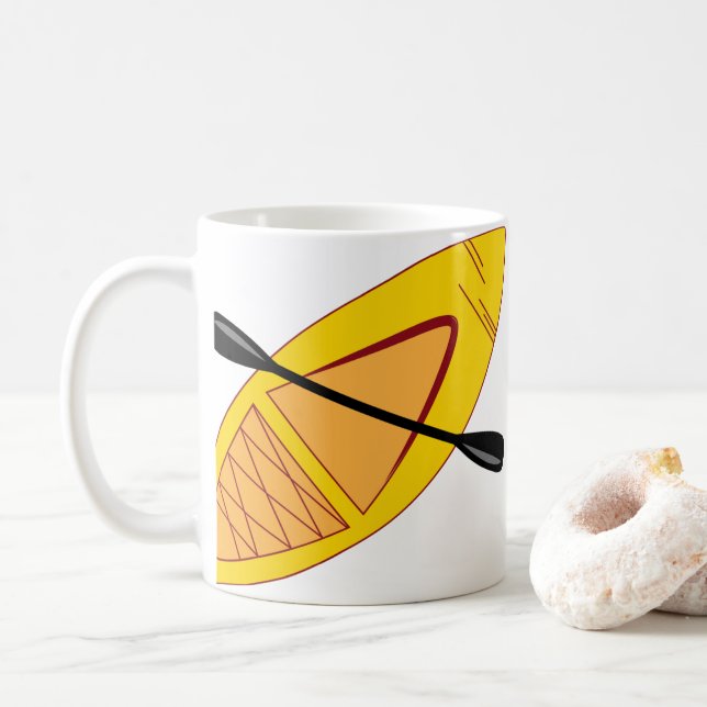 Kayak Coffee Mug (With Donut)