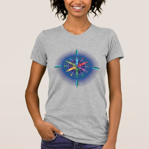 Kayak Compass Rose CI T_Shirt