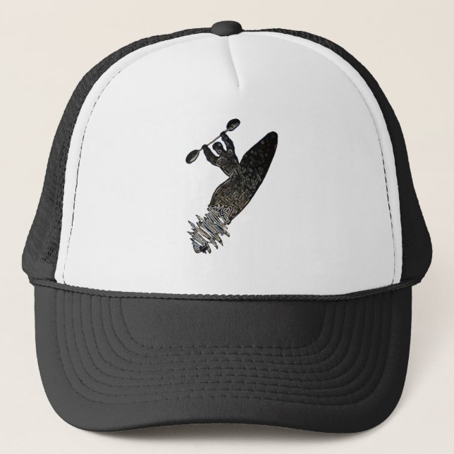 Kayak Crunch Trucker Hat (Front)