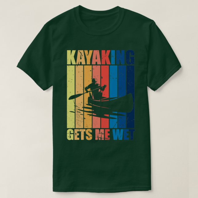 Kayak Design For Canoeists Or Rowing Training T-Shirt (Design Front)