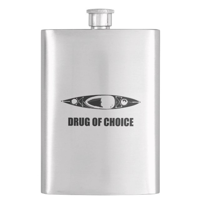 Kayak, Drug Of Choice Flask (Front)