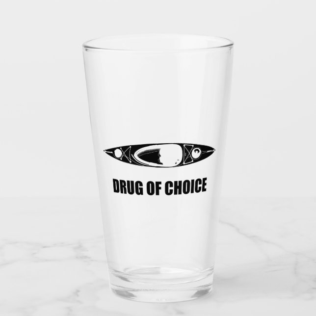Kayak, Drug Of Choice Glass (Front)