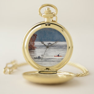 Kayak Fishing Pocket Watch