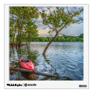 Kayak Floating On Table Rock Lake Wall Decal