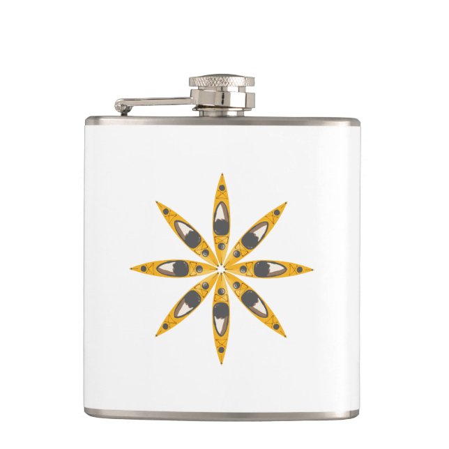 Kayak Flower Flask (Front)