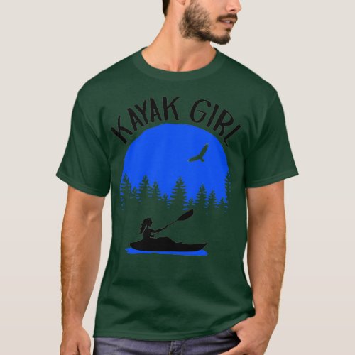 Kayak Girls s Kayak Sport Women Gift Idea  2  T_Shirt