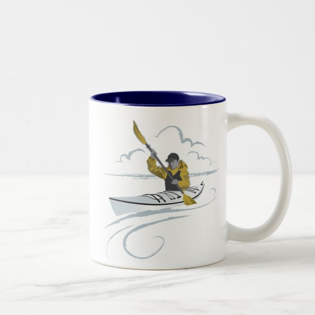 Kayak Guy Mug (Right)