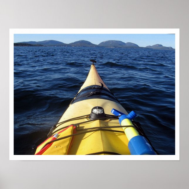 Kayak in Water Poster (Front)
