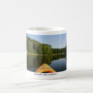 Kayak into nature... coffee mug