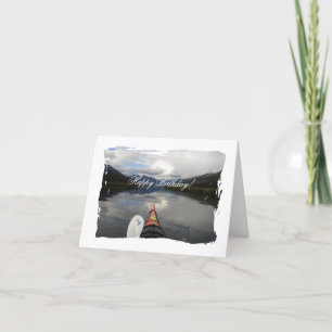 Kayak Journey; Happy Birthday Card