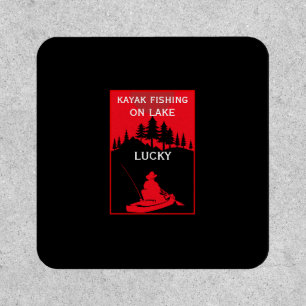 Kayak Lake And River Fishing Patch