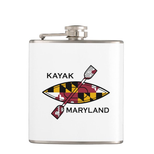 Kayak Maryland Flask (Front)