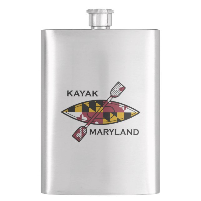 Kayak Maryland Flask (Front)