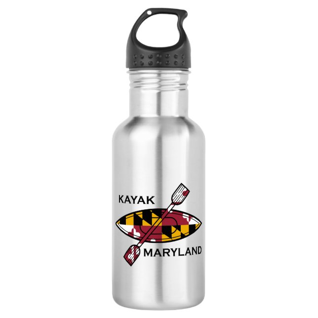 Kayak Maryland Stainless Steel Water Bottle (Front)