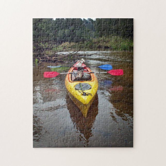 Kayak Nature Scenic Landscape Jigsaw Puzzle (Vertical)