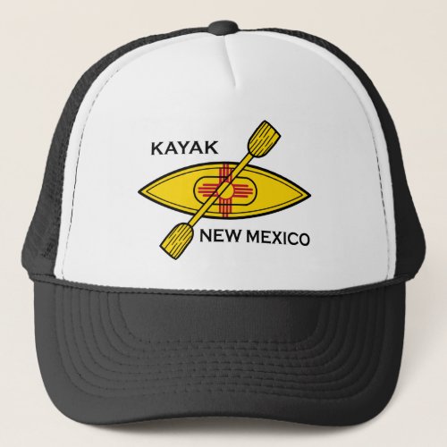 Kayak New Mexico Flag Trucker Hat