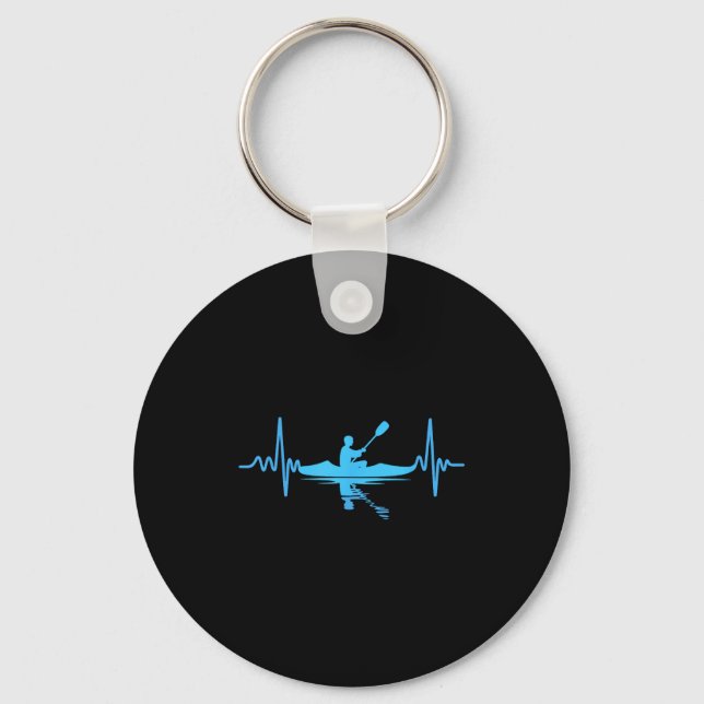 Kayak Novelty For Men Women Kayaker Kayaking Kayak Keychain (Front)