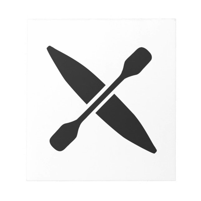 Kayak paddle notepad (Front)