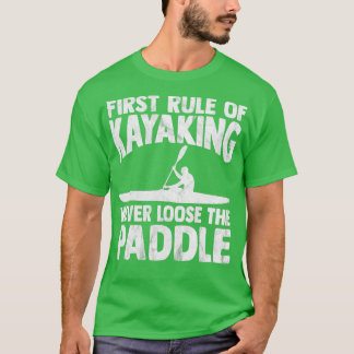 Kayak Paddling White Water Rowing Kayaking Boat 3 T-Shirt