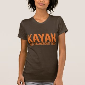 Kayak Palindrome T-Shirt