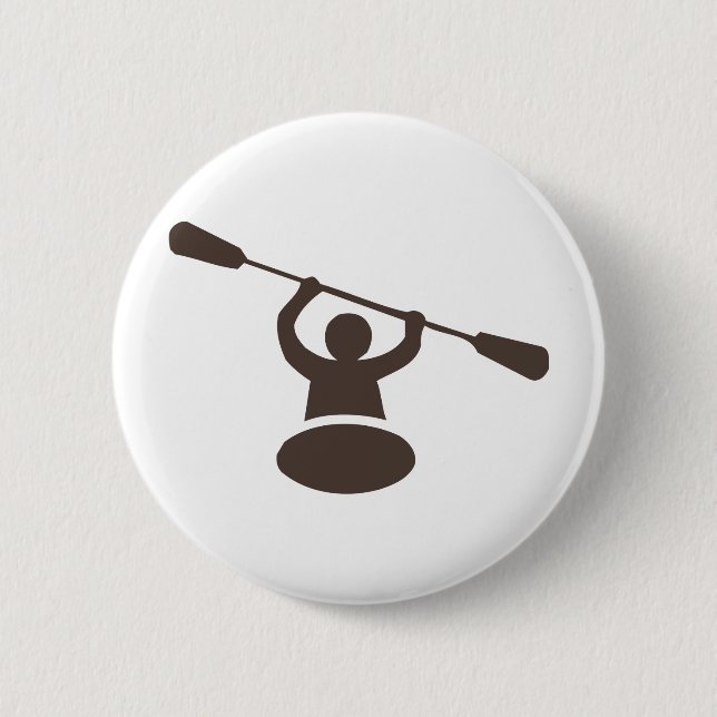 Kayak Pinback Button (Front)