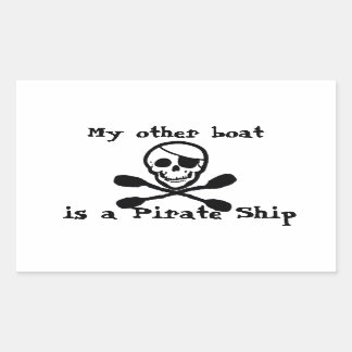 Kayak Pirate Ship Sticker