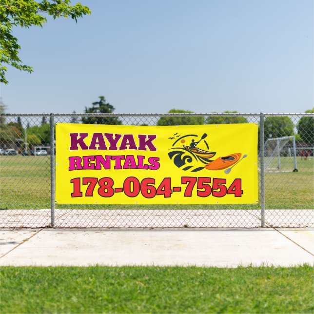 Kayak Rentals Custom Banner (Insitu)