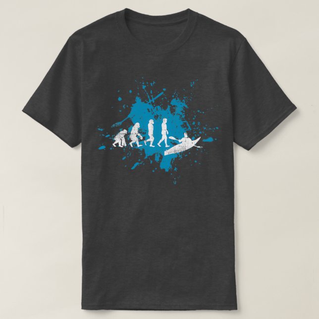 Kayak Rowing 2 T-Shirt (Design Front)