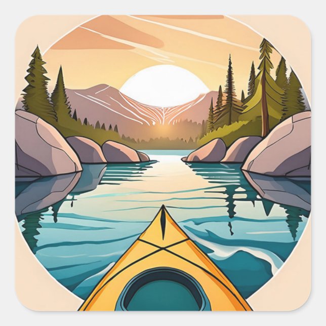 Kayak Sticker (Front)