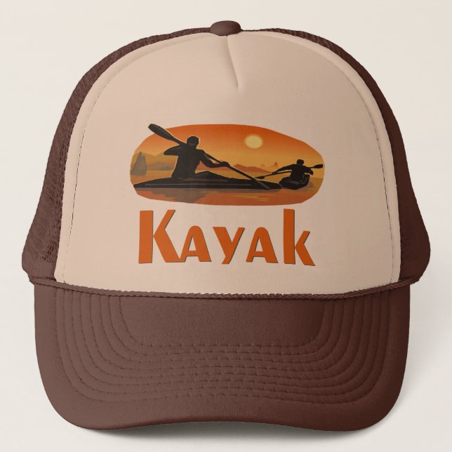 Kayak T-shirts and Gifts. Trucker Hat (Front)
