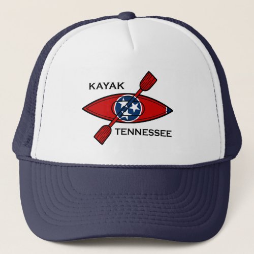 Kayak Tennessee Flag Trucker Hat