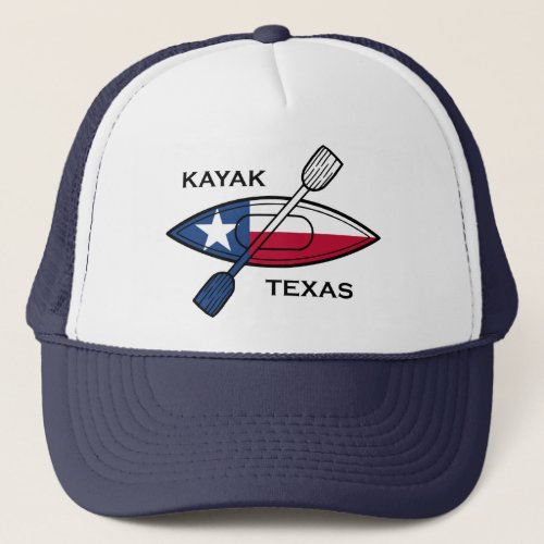 Kayak Texas Flag Trucker Hat