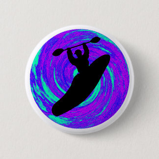 Kayak The circle Pinback Button