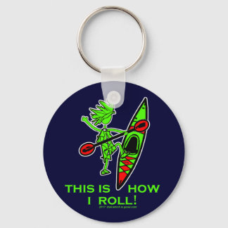 Kayak This Is How I Roll II Keychain
