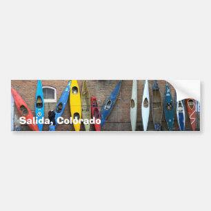 Kayak Wall Bumper Sticker