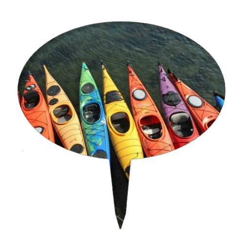 Kayak World Cake Topper