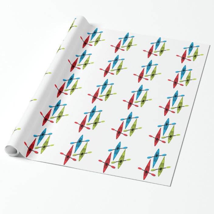 kayak wrapping paper