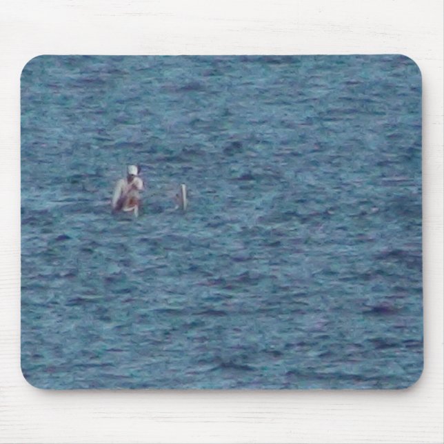 Kayaker in Paint Mouse Pad (Front)