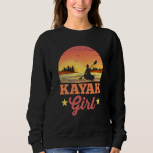 Kayaker Paddling Kayaking  Canoe Canoeing Kayak Gi Sweatshirt