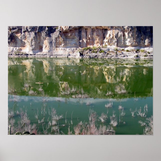 Kayaking Amistad National Recreation Area Poster (Front)