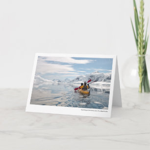 Kayaking at Skontorp Cove, Paradise Harbor Card